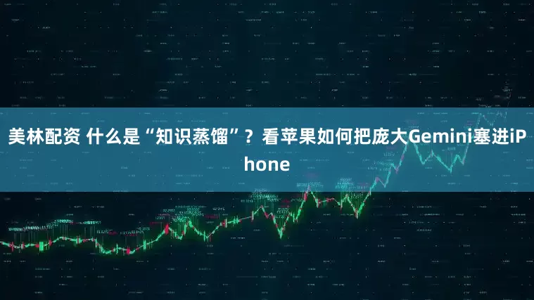 美林配资 什么是“知识蒸馏”?看苹果如何把庞大Gemini塞进iPhone
